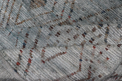 Casual Modern Design Rug in Muted Green and Subdued Brown Design light green tone rug with casual modern design, rug afg - 29476, country of origin / type: Afghanistan / Moroccan tribal, modern casual The subdued design of this piled rug m... - Keivan Woven ArtsAFG - 31839 - 15907Rug