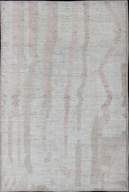 Modern Afghanistan Rug with All - Over Modern Pattern Neutral tone rug with Moroccan free - flowing modern design, rug AFG - 33300, country of origin / type: Afghanistan The subdued design of this piled rug makes it perfect for modern and casua... - Keivan Woven ArtsAFG - 33300 - 13226Rug