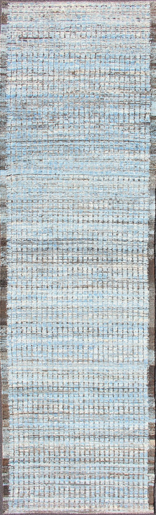 All - Over Modern Rug Subdued Design in Blue Tones Neutral tone rug with Moroccan free - flowing tribal design, rug AFG - 33315, country of origin / type: Afghanistan The subdued design of this piled rug makes it perfect for modern and casual ... - Keivan Woven ArtsAFG - 33315 - 13860Rug
