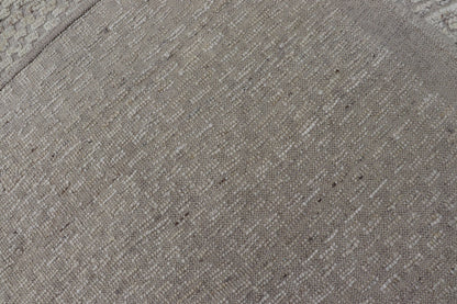 Modern Casual Piled and Kilim Runner in Cream Color and Minimalist Design Modern piled and kilim runner with creamy color and variation of random light taupe accents, Keivan Woven Arts / rug AFG - 36104, country of origin / type: Afghanistan / Pil... - Keivan Woven ArtsAFG - 36104 - 5301 - 16748Rug