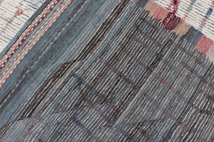 Neutral tone rug with Moroccan free - flowing tribal design with pops of color, Keivan Woven Arts / rug AFG - 36116, country of origin / type: Afghanistan / Modern Causal. The subdued design of this rug makes it perfect for modern and casual interio... - Keivan Woven ArtsAFG - 36116 - 6083 - 16784Rug