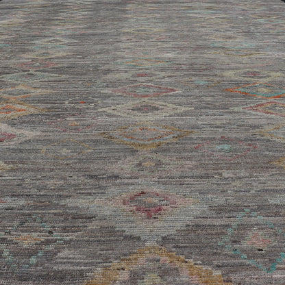 Casual Modern Design Rug in Light Grey and Pops of Colors for Modern Interiors Casual modern design rug with faded pop of colors on a neutral and gray tone background, Keivan Woven Arts / rug AFG - 36117, country of origin / type: Afghanistan / Mo... - Keivan Woven ArtsAFG - 36117 - 5432 - 16790Rug