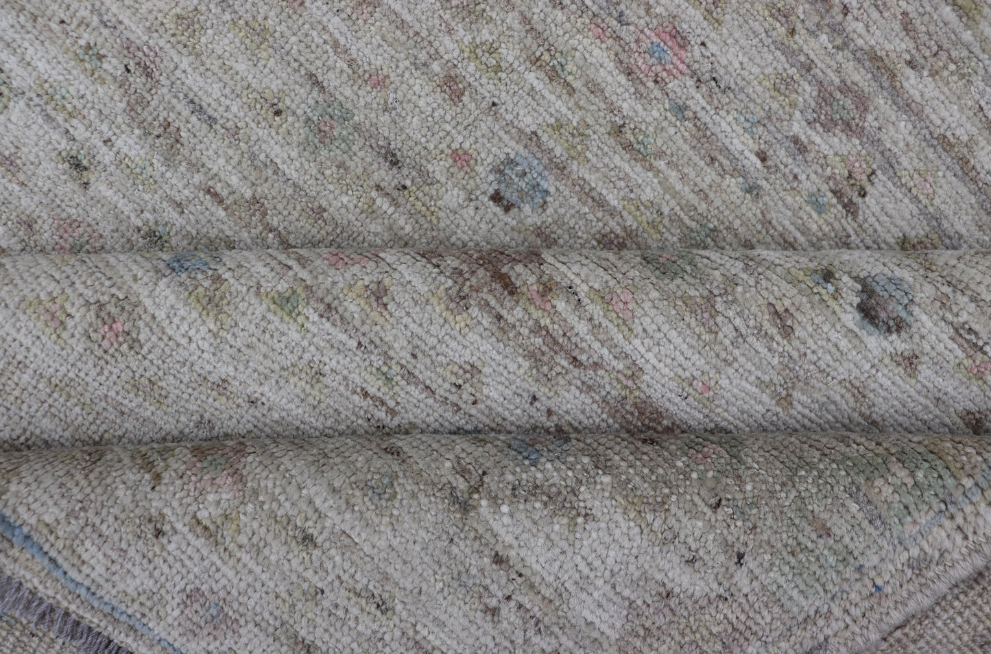 Modern Piled Rug with All - Over Design in Muted Colors and Cream Background Neutral tone rug with free - flowing modern design in shades of cream, brown, blue and neutral colors, Keivan Woven Arts/ rug AFG - 36149, country of origin / type: Afghanis... - Keivan Woven ArtsAFG - 36149 - 5966 - 16826Rug