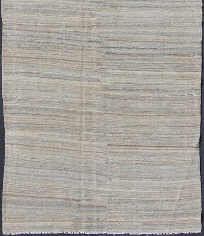 Keivan Woven Arts Modern Gallery Runner Kilim in Wool with Geometric Design. Keivan Woven Arts; rug AFG - 3853, country of origin / type: Afghanistan / Kilim, circa early - 21th century. Measures: 4'7 x 16'3 This flat - weave tribal kilim has been han... - Keivan Woven ArtsAFG - 3853 - 10402Rug
