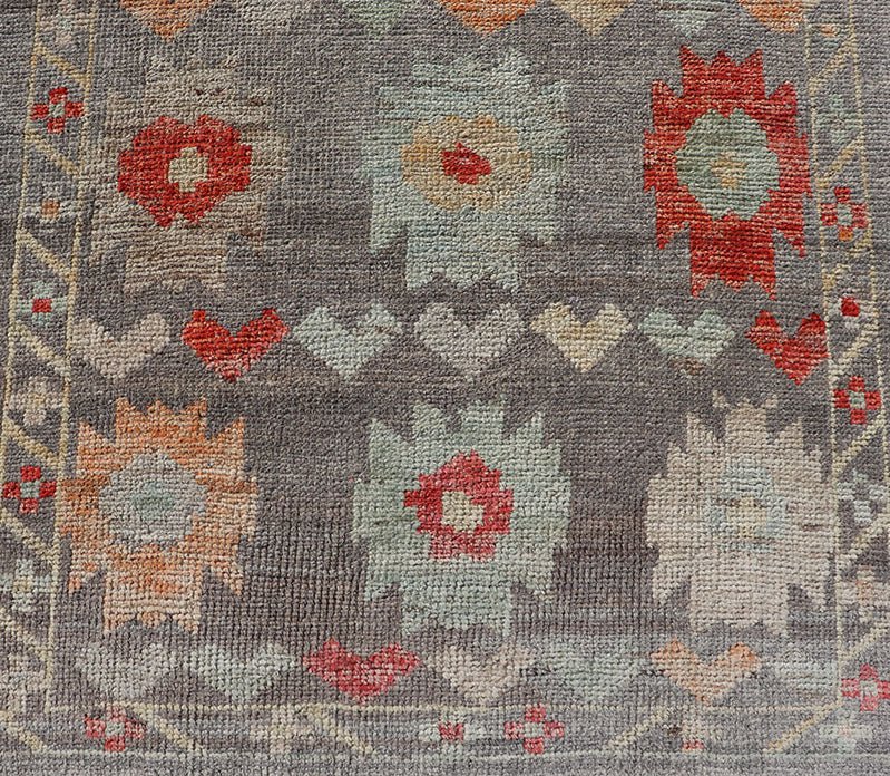 Measures: 2'9 x 9'8 Modern Runner by Keivan Woven Arts Sub - Geometric Diamond Design in Multicolor. Keivan Woven Arts; rug AFG - 39454, country of origin / type: Afghanistan / Modern Casual, circa Early - 21th Century. This modern casual tribal r... - Keivan Woven ArtsAFG - 39454 - 18245Rug