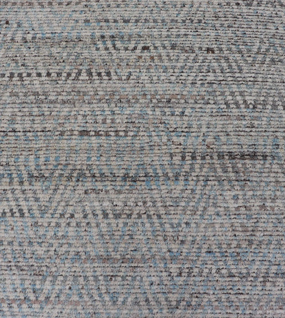 Measures: 3'8 x 16'0 Tribal Runner with Sub - Geometric Modern Design by Keivan Woven Arts. Keivan Woven Arts rug AFG - 39461, country of origin / type: Afghanistan / Modern Casual, circa Early - 21th Century. This modern casual tribal runner has... - Keivan Woven ArtsAFG - 39461 - 18383Rug