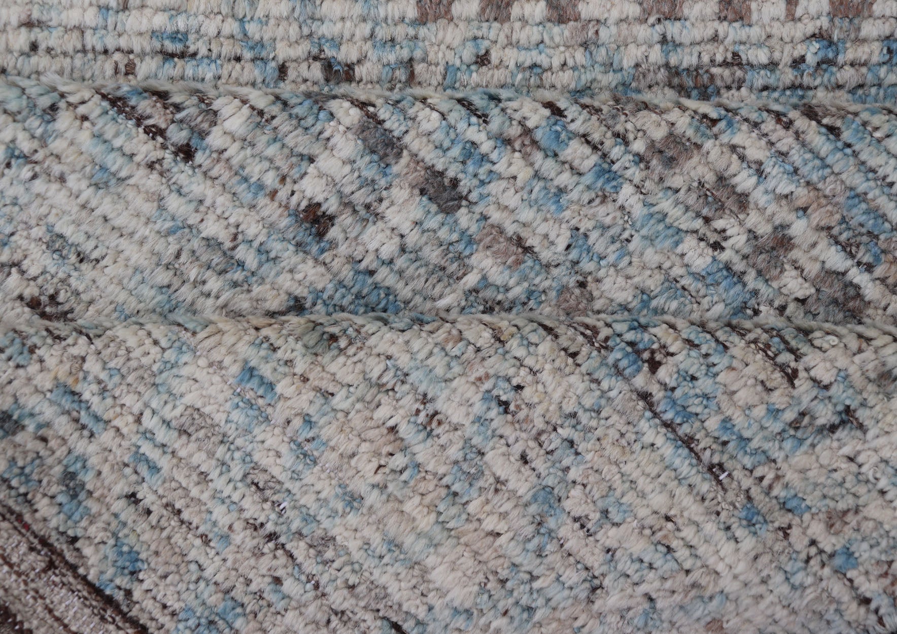 Measures: 3'8 x 16'0 Tribal Runner with Sub - Geometric Modern Design by Keivan Woven Arts. Keivan Woven Arts rug AFG - 39461, country of origin / type: Afghanistan / Modern Casual, circa Early - 21th Century. This modern casual tribal runner has... - Keivan Woven ArtsAFG - 39461 - 18383Rug