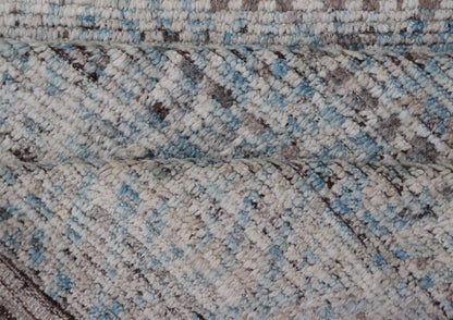 Measures: 3'8 x 16'0 Tribal Runner with Sub - Geometric Modern Design by Keivan Woven Arts. Keivan Woven Arts rug AFG - 39461, country of origin / type: Afghanistan / Modern Casual, circa Early - 21th Century. This modern casual tribal runner has... - Keivan Woven ArtsAFG - 39461 - 18383Rug