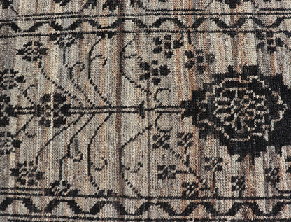 Measures: 3'2 x 9'8 Oushak Designed Runner by Keivan Woven Arts in Wool with Sub - Geometric Design. Keivan Woven Arts; rug AFG - 39462, country of origin / type: Afghanistan / Modern Casual, circa Early - 21th century. This modern casual tribal ... - Keivan Woven ArtsAFG - 39462 - 18263Rug