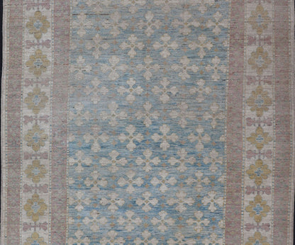 Keivan Woven Arts Khotan design large Gallery rug Measures: 8'3 x 15'2 This Keivan Woven Arts Khotan design large Gallery rug ahs been made in northern Afghanistan with the finest wool. - Keivan Woven ArtsAFG - 39479 - 18299Rug