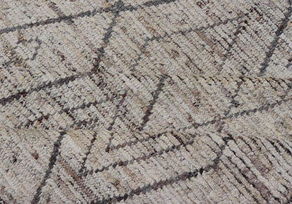 Modern Hand - Knotted Kilim in Wool with All - Over Sub - Geometric Diamond Design This modern casual tribal rug has been hand - knotted. The rug features a modern all - over sub - geometric diamond design, replete with various motifs, the entirety of the ... - Keivan Woven ArtsAFG - 39748 - 19514Rug