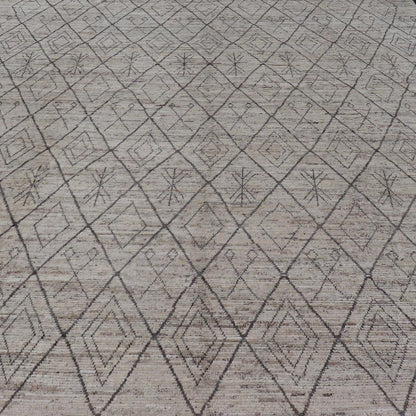 Modern Hand - Knotted Kilim in Wool with All - Over Sub - Geometric Diamond Design This modern casual tribal rug has been hand - knotted. The rug features a modern all - over sub - geometric diamond design, replete with various motifs, the entirety of the ... - Keivan Woven ArtsAFG - 39748 - 19514Rug