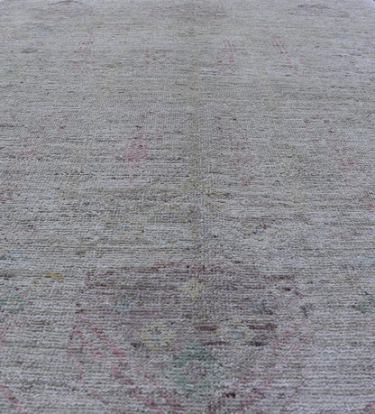Modern Hand - Knotted Muted Tribal Rug in Wool with Sub - Geometric Design This modern casual muted tribal rug has been hand - knotted. The rug features a modern sub - geometric design, rendered in multicolor, making this rug a superb fit for a variety... - Keivan Woven ArtsAFG - 39992 - 19394Rug