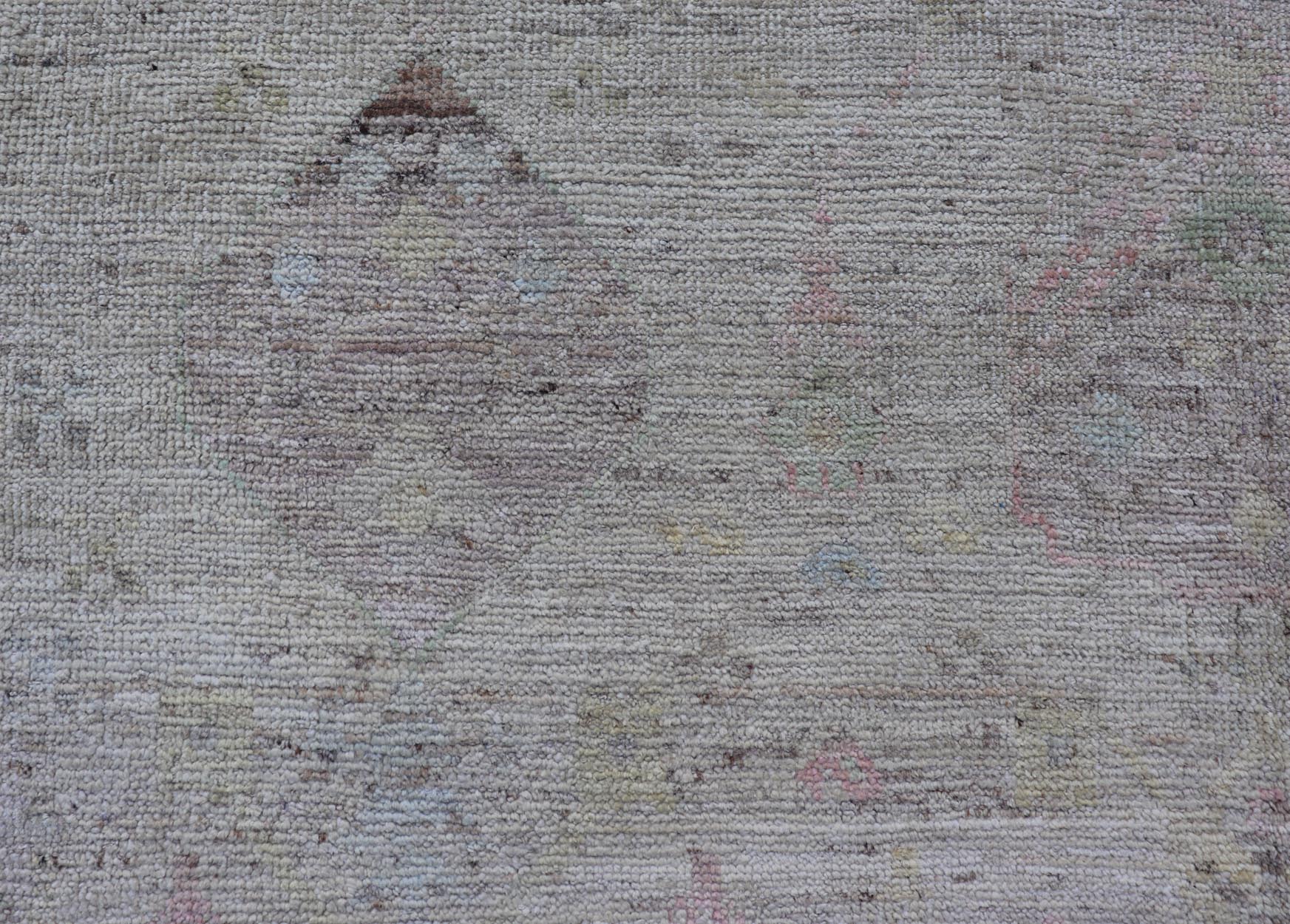 Modern Hand - Knotted Muted Tribal Rug in Wool with Sub - Geometric Design This modern casual muted tribal rug has been hand - knotted. The rug features a modern sub - geometric design, rendered in multicolor, making this rug a superb fit for a variety... - Keivan Woven ArtsAFG - 39992 - 19394Rug
