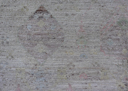 Modern Hand - Knotted Muted Tribal Rug in Wool with Sub - Geometric Design This modern casual muted tribal rug has been hand - knotted. The rug features a modern sub - geometric design, rendered in multicolor, making this rug a superb fit for a variety... - Keivan Woven ArtsAFG - 39992 - 19394Rug