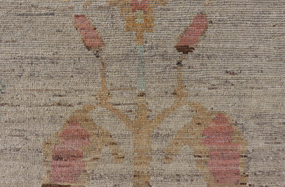 Modern Hand - Knotted Rug with All - Over Sub - Geometric Design in Multicolor This modern casual tribal rug has been hand - knotted in wool. The rug features a modern sub - geometric design, replete with various motifs in multicolor, making this rug a s... - Keivan Woven ArtsAFG - 40846 - 19790Rug