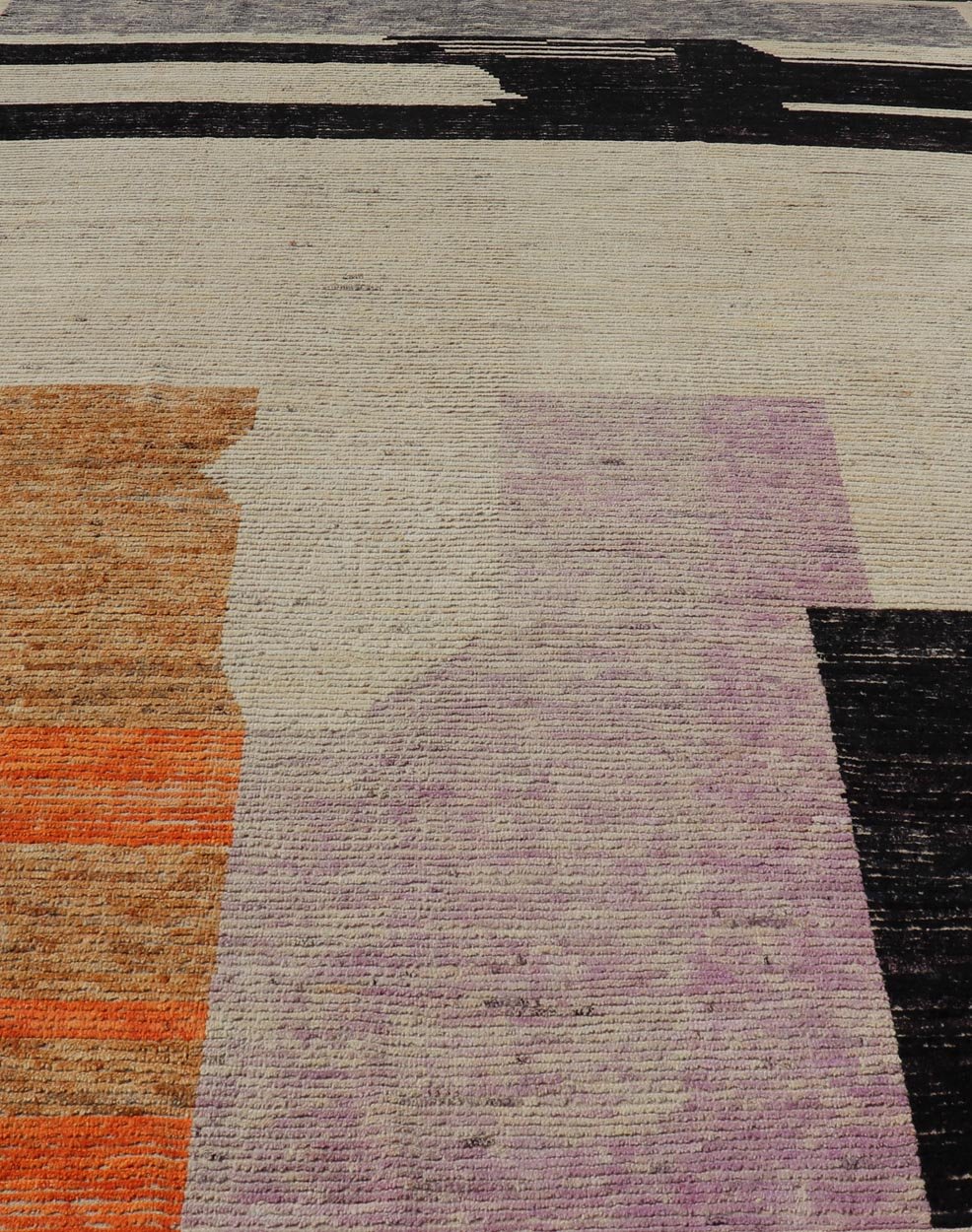 Modern Hand - Knotted Rug in Wool with Sub - Geometric Abstract Design in Multicolor This modern casual tribal rug has been hand - knotted in wool. The rug features a modern sub - geometric abstract design, rendered in multicolor, making this rug a supe... - Keivan Woven ArtsAFG - 40882 - 19616Rug