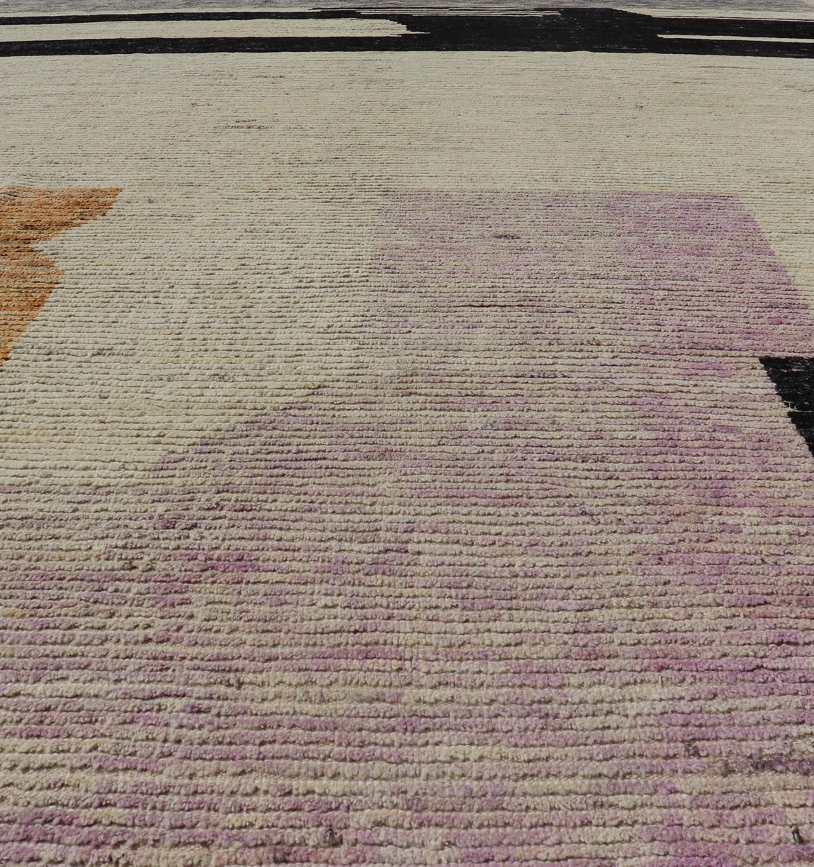 Modern Hand - Knotted Rug in Wool with Sub - Geometric Abstract Design in Multicolor This modern casual tribal rug has been hand - knotted in wool. The rug features a modern sub - geometric abstract design, rendered in multicolor, making this rug a supe... - Keivan Woven ArtsAFG - 40882 - 19616Rug