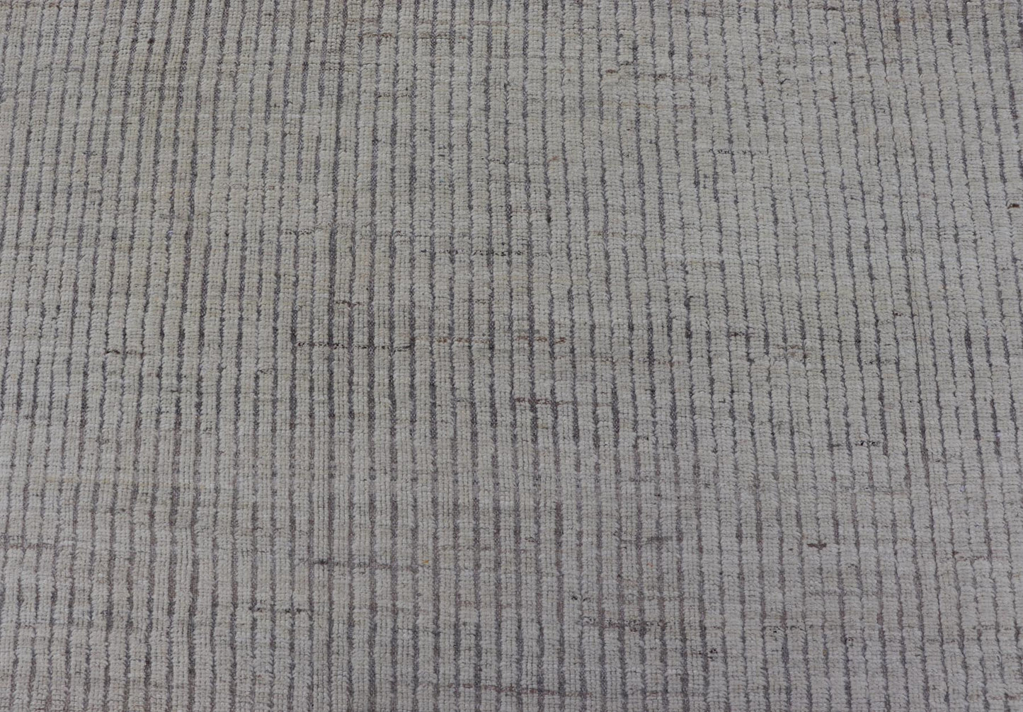 Modern Hand - Knotted Rug with All - Over Geometric High - Low Design in Neutral Tones This modern casual tribal rug has been hand - knotted in wool. The rug features a modern geometric High - Low design and texture, rendered in neutral tones; making this... - Keivan Woven ArtsAFG - 40998 - 19802Rug