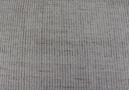Modern Hand - Knotted Rug with All - Over Geometric High - Low Design in Neutral Tones This modern casual tribal rug has been hand - knotted in wool. The rug features a modern geometric High - Low design and texture, rendered in neutral tones; making this... - Keivan Woven ArtsAFG - 40998 - 19802Rug