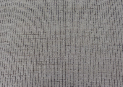 Modern Hand - Knotted Rug with All - Over Geometric High - Low Design in Neutral Tones This modern casual tribal rug has been hand - knotted in wool. The rug features a modern geometric High - Low design and texture, rendered in neutral tones; making this... - Keivan Woven ArtsAFG - 40998 - 19802Rug