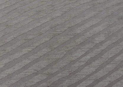 Modern Rug in Wool with Sub - Geometric Slanted Linear Design in Cream and Taupe This modern casual tribal rug has been hand - knotted in wool. The rug features a modern sub - geometric slanted linear design, rendered in creams tones; making this rug ... - Keivan Woven ArtsAFG - 41009 - 19808Rug