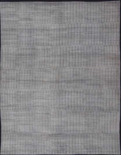 Large Modern Rug in White and Denim Blue for Palace Size Modern Interiors. Very Large Modern Rug in White and Denim Blue for Palace Size Modern Interiors, Keivan Woven Arts/ rug AFG - 41473, country of origin / type: Afghanistan / Modern Casual, c... - Keivan Woven ArtsAFG - 41473 - 19472Rug