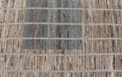 Earth - Toned Textural Elegance Rug by Keivan Woven Arts Architectural Modern Rug in Earth Tones with Distressed Texture. Large Modern Casual Rug in minimalist design, modern design, with Square Modern Design. Keivan Woven Arts; AFG - 43432 Country of ... - Keivan Woven ArtsAFG - 43432 - 20169Rug