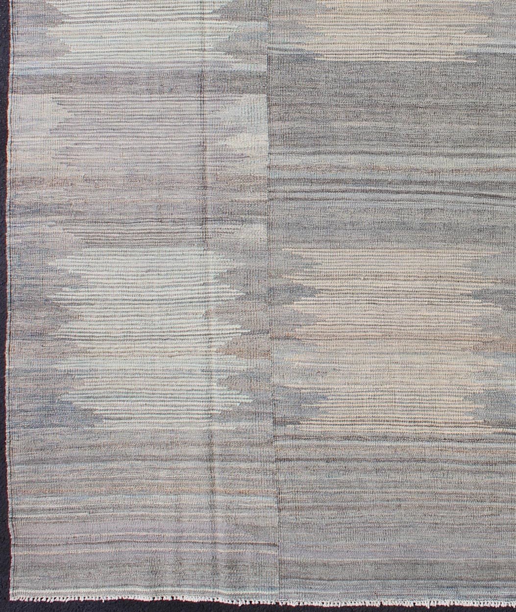 Keivan Woven Arts Flat - Weave Afghan Kilim Rug with Modern Design. Keivan Woven Arts / rug AFG - 6287, country of origin / type: Afghanistan / Kilim. Measures: 6'4 x 7'10 This fun and vibrant Kilim rug features a modern design, perfectly suited fo... - Keivan Woven ArtsAFG - 6287 - 10418Rug
