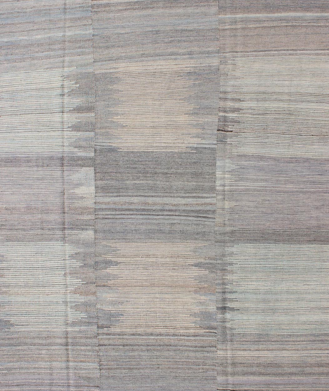 Keivan Woven Arts Flat - Weave Afghan Kilim Rug with Modern Design. Keivan Woven Arts / rug AFG - 6287, country of origin / type: Afghanistan / Kilim. Measures: 6'4 x 7'10 This fun and vibrant Kilim rug features a modern design, perfectly suited fo... - Keivan Woven ArtsAFG - 6287 - 10418Rug