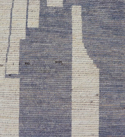 All - Over Modern Design on Cream Background with Lavender and Soft Yellow Design. Keivan Woven Arts/ rug AFG - 64795, country of origin / type: Afghanistan / Piled, condition: new. Measures: 3'2 x 13'0 This brand new runner features a modern all - o... - Keivan Woven ArtsAFG - 64795 - 25140Rug