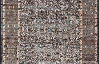 Measures: 14'0 x 16'2 Modern Casual Tribal Rug, Keivan Woven Arts / rug AFG - 65603, country of origin / type: Afghanistan / Modern Casual, circa Early - 21th Century. This large modern casual tribal rug has been hand - knotted. The rug featur... - Keivan Woven ArtsAFG - 65603 - 23102Rug