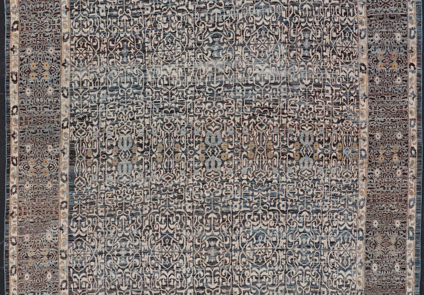 Large Modern Rug with Intricate Pattern Inspired by 13th Century Seljuk Designs. Keivan Woven Arts / rug AFG - 65713, country of origin / type: Afghanistan / Modern Casual, circa Early - 21th Century. Measures: 18'4 x 23'2 This large modern rug has b... - Keivan Woven ArtsAFG - 65713 - 25164