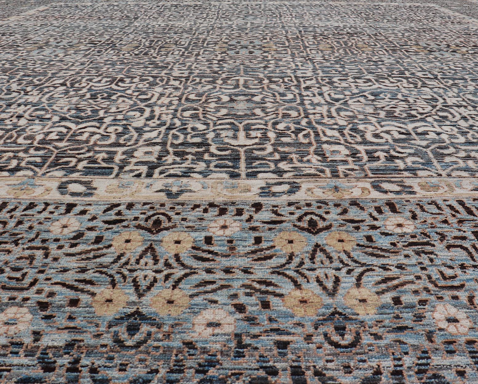 Large Modern Rug with Intricate Pattern Inspired by 13th Century Seljuk Designs. Keivan Woven Arts / rug AFG - 65713, country of origin / type: Afghanistan / Modern Casual, circa Early - 21th Century. Measures: 18'4 x 23'2 This large modern rug has b... - Keivan Woven ArtsAFG - 65713 - 25164