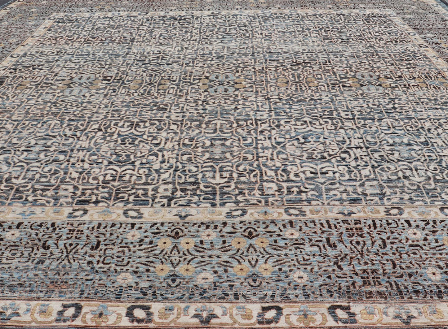 Large Modern Rug with Intricate Pattern Inspired by 13th Century Seljuk Designs. Keivan Woven Arts / rug AFG - 65713, country of origin / type: Afghanistan / Modern Casual, circa Early - 21th Century. Measures: 18'4 x 23'2 This large modern rug has b... - Keivan Woven ArtsAFG - 65713 - 25164