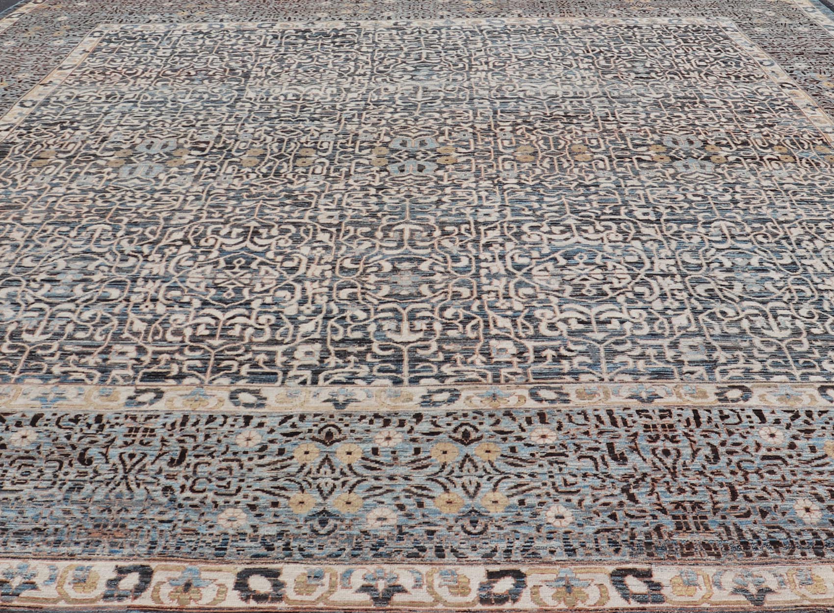 Large Modern Rug with Intricate Pattern Inspired by 13th Century Seljuk Designs. Keivan Woven Arts / rug AFG - 65713, country of origin / type: Afghanistan / Modern Casual, circa Early - 21th Century. Measures: 18'4 x 23'2 This large modern rug has b... - Keivan Woven ArtsAFG - 65713 - 25164
