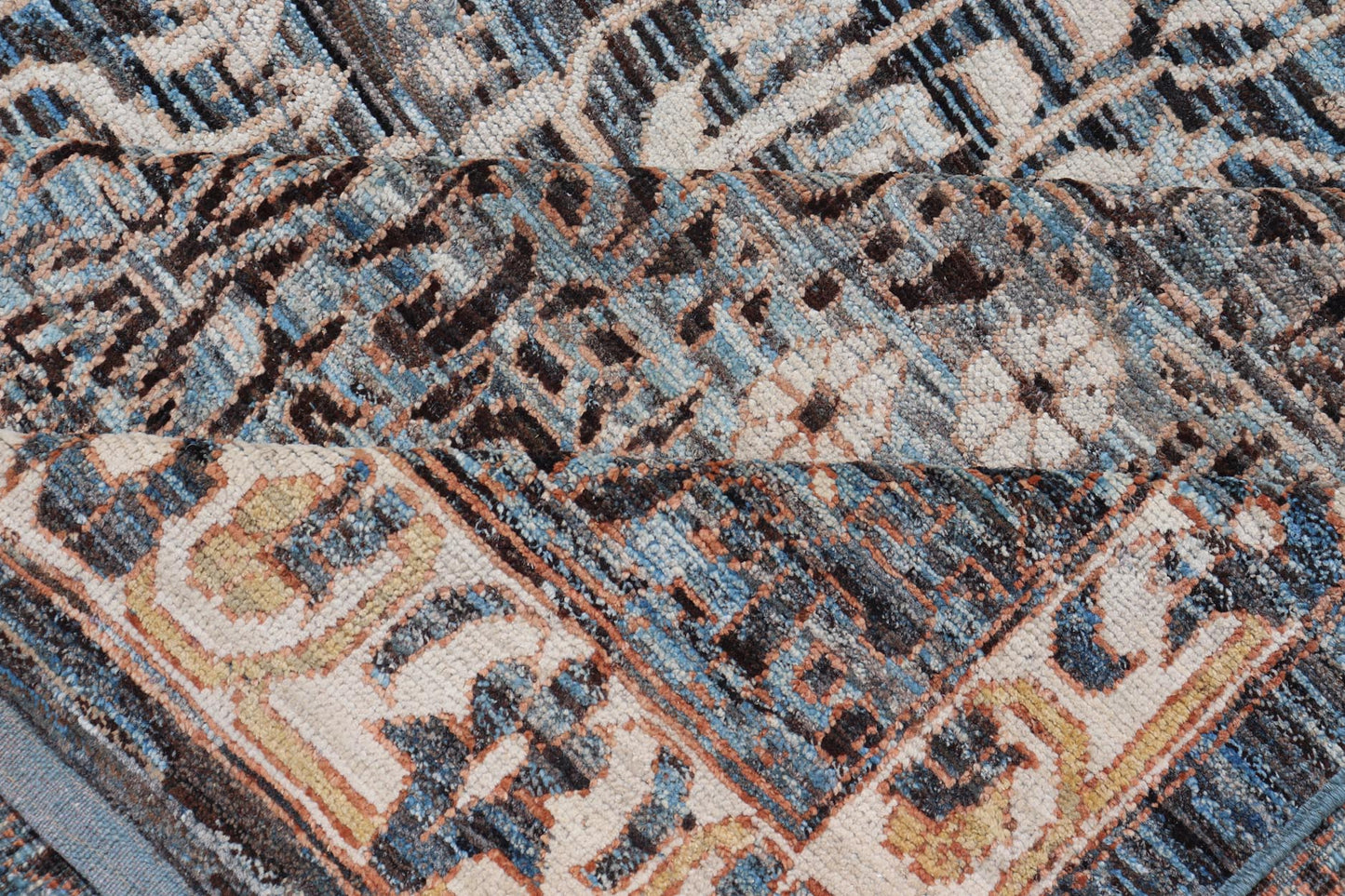 Large Modern Rug with Intricate Pattern Inspired by 13th Century Seljuk Designs. Keivan Woven Arts / rug AFG - 65713, country of origin / type: Afghanistan / Modern Casual, circa Early - 21th Century. Measures: 18'4 x 23'2 This large modern rug has b... - Keivan Woven ArtsAFG - 65713 - 25164