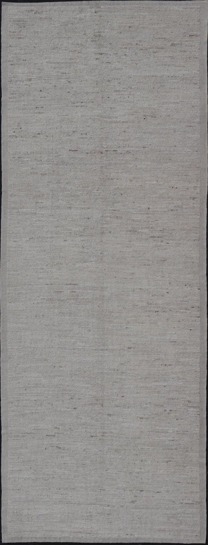 Modern Casual Gallery Runner in Neutral Tones with Shades of Cream to Ivory. Keivan Woven Arts rug AFG - 67941, country of origin / type: Afghanistan / Pile 21st Century. Measures: 7'0 x 18'4 This large gallery runner makes it perfect for modern ... - Keivan Woven ArtsAFG - 67941 - 25176Rug