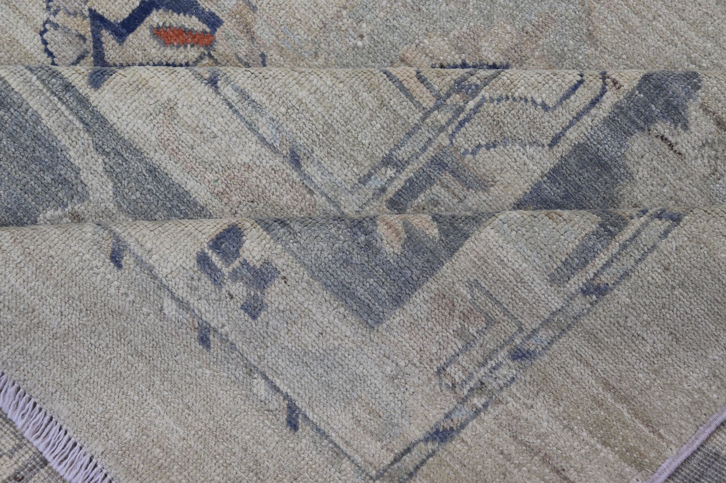 Keivan Woven Arts large Oushak rug made with modern colors and neutral tones. Measures: 12'4 x 15'8 Keivan Woven Arts large Oushak rug in multi colors made with modern colors and neutral tones. - Keivan Woven ArtsAFGC - 39467 - 18287Rug