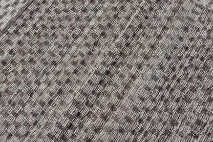Modern Hand - Knotted Rug in Wool with All - Over Geometric Checkerboard Design This modern casual tribal rug has been hand - knotted. The rug features a modern all - over geometric checkerboard - like design, rendered in brown, cream, taupe, and gray ton... - Keivan Woven ArtsAFGC - 39754 - 19520Rug