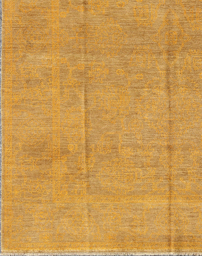 Fine Transitional Rug with Stylized Geometric Motifs by Keivan Woven Arts Measures: 8'2 x 9'10 very finely woven Transitional rug, Keivan Woven Arts/rug/ AN - 15305, country of origin / type: Turkey / Tribal This Turkish rug features... - Keivan Woven ArtsAN - 115305 - 3724Rug