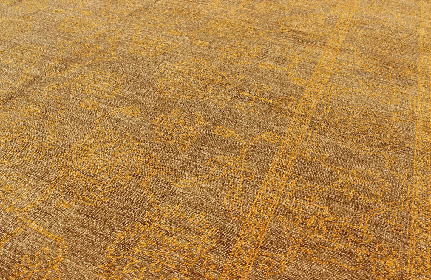 Fine Transitional Rug with Stylized Geometric Motifs by Keivan Woven Arts Measures: 8'2 x 9'10 very finely woven Transitional rug, Keivan Woven Arts/rug/ AN - 15305, country of origin / type: Turkey / Tribal This Turkish rug features... - Keivan Woven ArtsAN - 115305 - 3724Rug