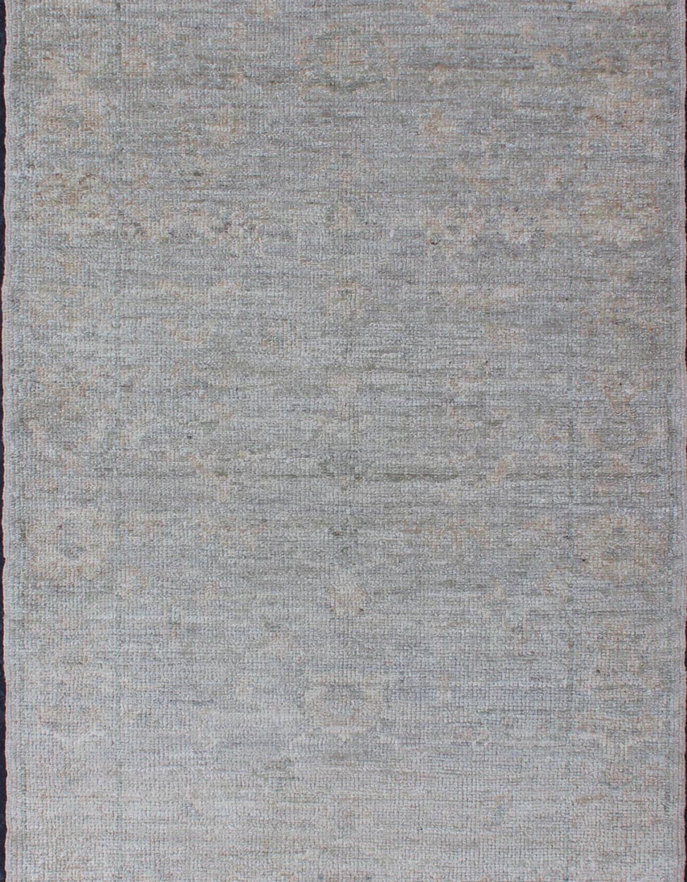 Keivan Woven Arts Turkish Angora Oushak Rug. Keivan Woven Arts / rug AN - 118233, country of origin / type: Turkey / Oushak. Antique reproduction Ushak, angora Oushak. Measures: 2'10 x 6'7 Made with a combination of angora and old wool, this magni... - Keivan Woven ArtsAN - 118233 - 8767Rug