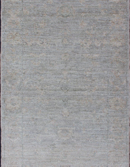 Keivan Woven Arts Turkish Angora Oushak Rug. Keivan Woven Arts / rug AN - 118233, country of origin / type: Turkey / Oushak. Antique reproduction Ushak, angora Oushak. Measures: 2'10 x 6'7 Made with a combination of angora and old wool, this magni... - Keivan Woven ArtsAN - 118233 - 8767Rug