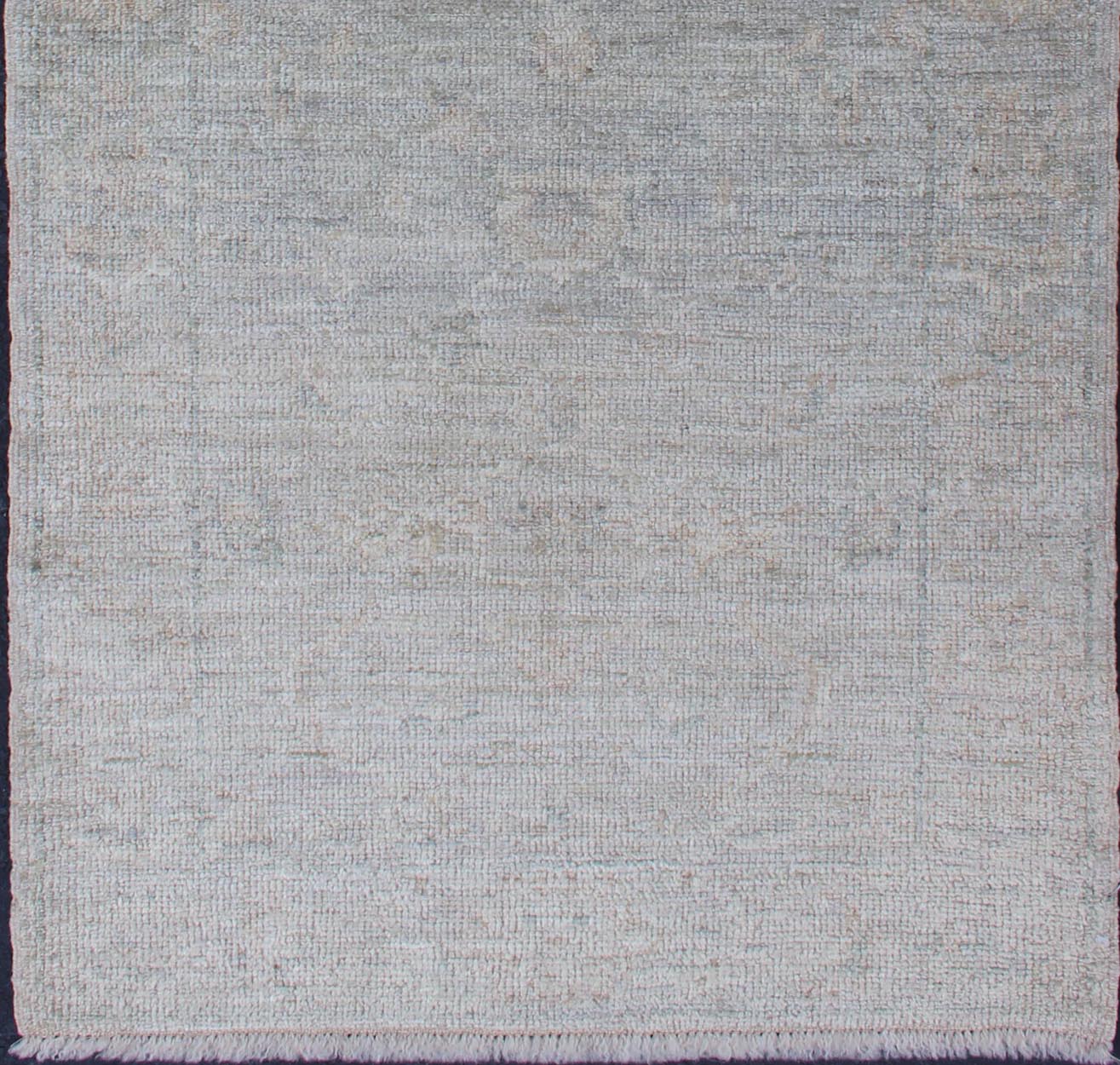 Keivan Woven Arts Turkish Angora Oushak Rug. Keivan Woven Arts / rug AN - 118233, country of origin / type: Turkey / Oushak. Antique reproduction Ushak, angora Oushak. Measures: 2'10 x 6'7 Made with a combination of angora and old wool, this magni... - Keivan Woven ArtsAN - 118233 - 8767Rug