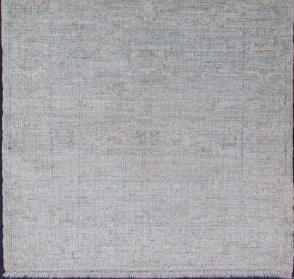 Keivan Woven Arts Turkish Angora Oushak Rug. Keivan Woven Arts / rug AN - 118233, country of origin / type: Turkey / Oushak. Antique reproduction Ushak, angora Oushak. Measures: 2'10 x 6'7 Made with a combination of angora and old wool, this magni... - Keivan Woven ArtsAN - 118233 - 8767Rug