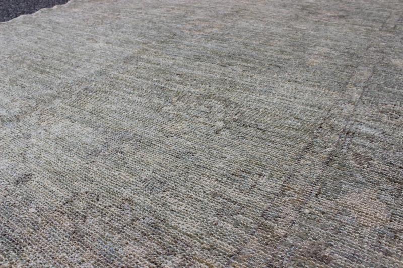 Keivan Woven Arts Angora Oushak Turkish Rug in Cream and Light Blue Colors. rug AN - 122783, country of origin / type: Turkey / Angora Oushak. Measures: 4'8 x 6'8 From our Angora collection, this piece is made with a combination of angora and old... - Keivan Woven ArtsAN - 122783 - 1706Rug