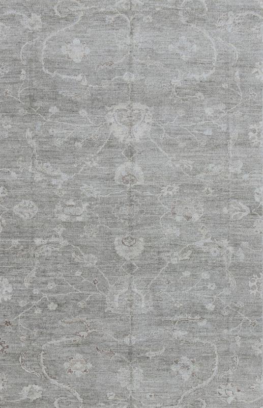 Turkish Angora Oushak Rug with All - Over Floral Design by Keivan Woven Arts. rug AN - 126259, country of origin / type: Turkey / Oushak. antique reproduction ushak, angora oushak. Measures: 10'2 x 14'5 The design of this beautiful Oushak rug, Turk... - Keivan Woven ArtsAN - 126259 - 7805Rug