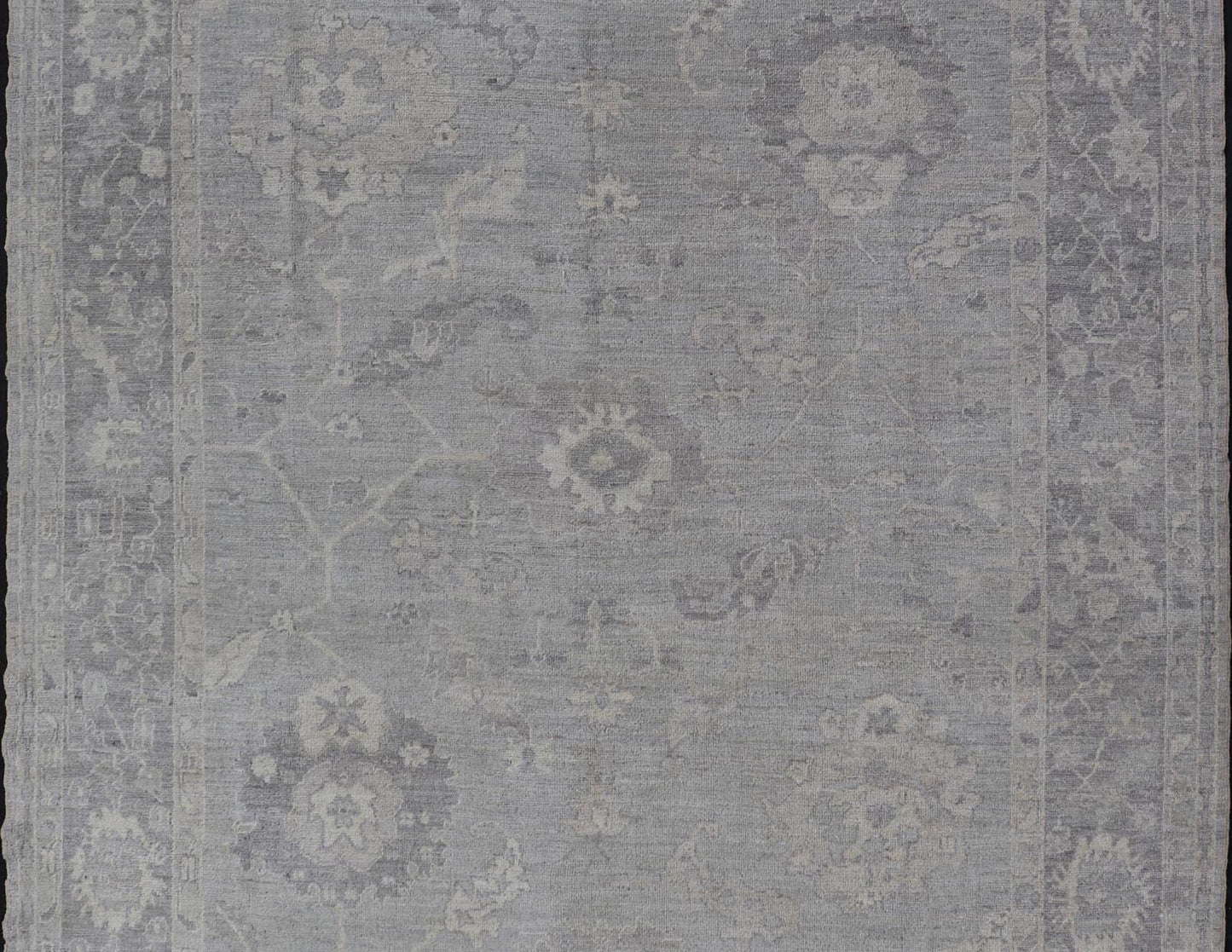 Large Hand Knotted Turkish Oushak with Floral Motifs in Gray, Taupe & Lavender Large Hand Knotted Turkish Oushak with Floral Motifs in Gray, Taupe & Lavender Keivan Woven Arts/ rug /AN - 146929 Early 21st century Made with a combinat... - Keivan Woven ArtsAN - 146929 - 19304Rug