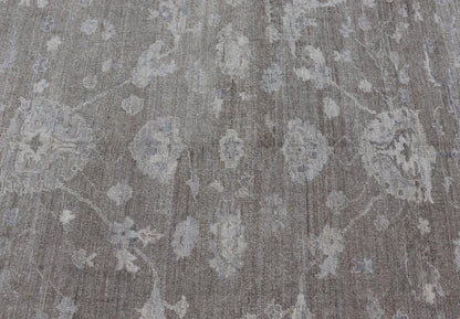 Large Angora Oushak With All - Over Floral Design With Neutral Colors Turkish Angora Large Oushak With All - Over Floral Design. Keivan Woven Arts / rug AN - 151005, country of origin / type: Turkey / Oushak. antique reproduction Ushak, angora Oushak... - Keivan Woven ArtsAN - 151005 - 21385Rug